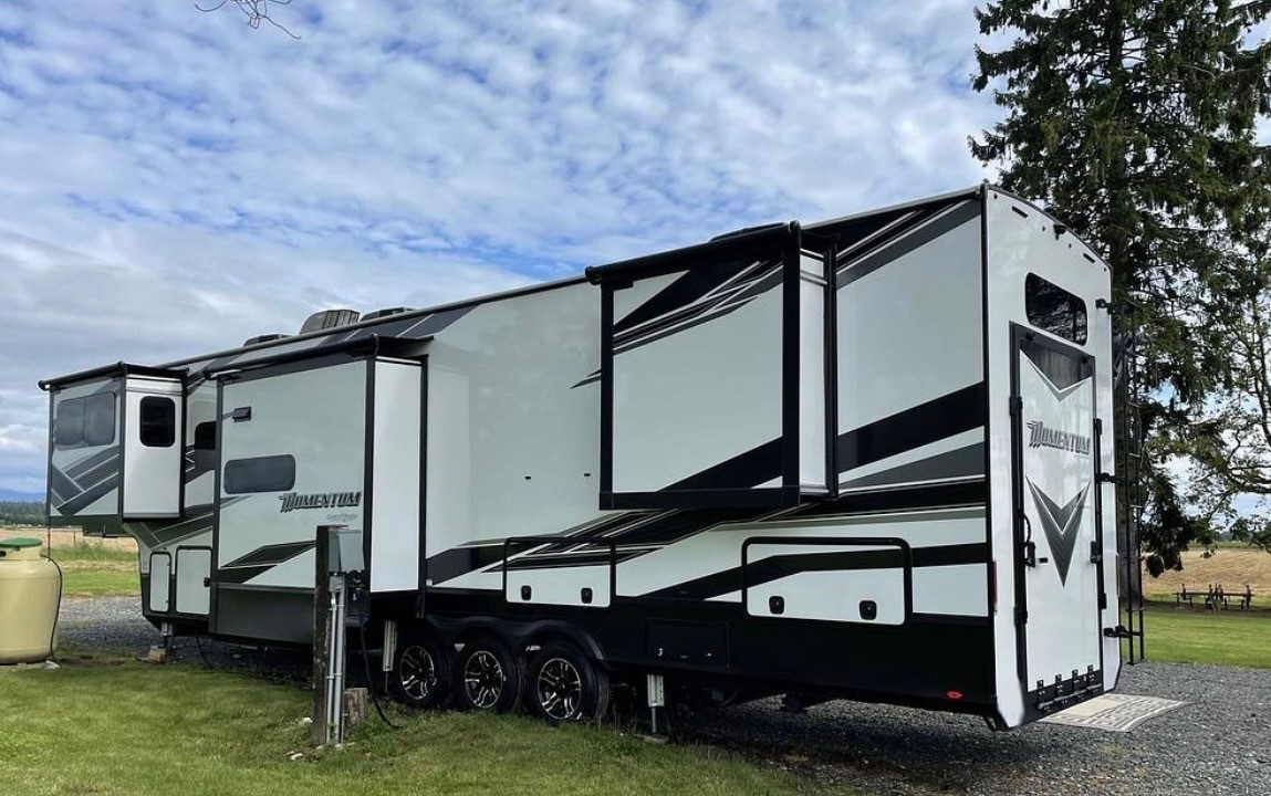 Rear exterior view showing full length and modern design